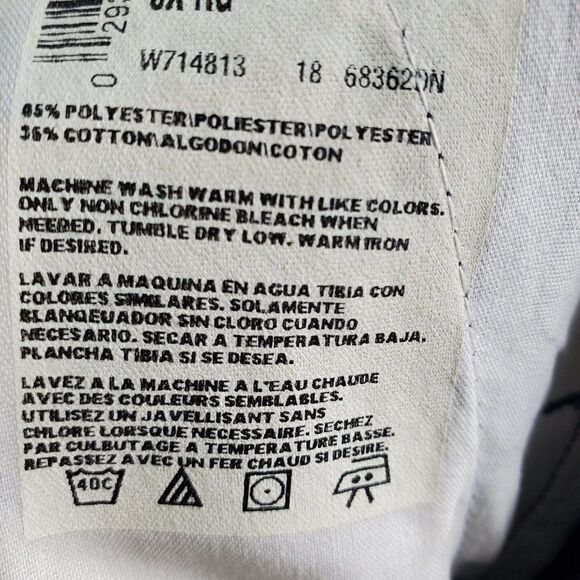 Dickies Girls Pant Pleated Front 6X RG Navy School Uniform - Picture 10 of 11